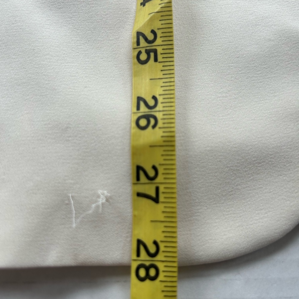 Ralph Lauren purple label Ivory Satin silk Jacket Sz 6 as is (stains ). Italy - Picture 12 of 12